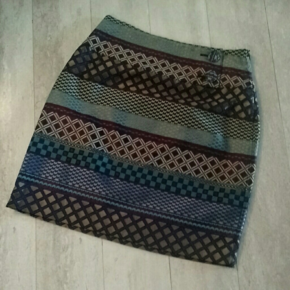 MAEVE Patterned Skirt from Anthropologie